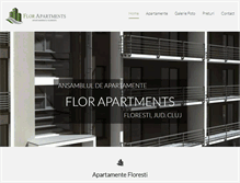 Tablet Screenshot of apartamenteflor.ro
